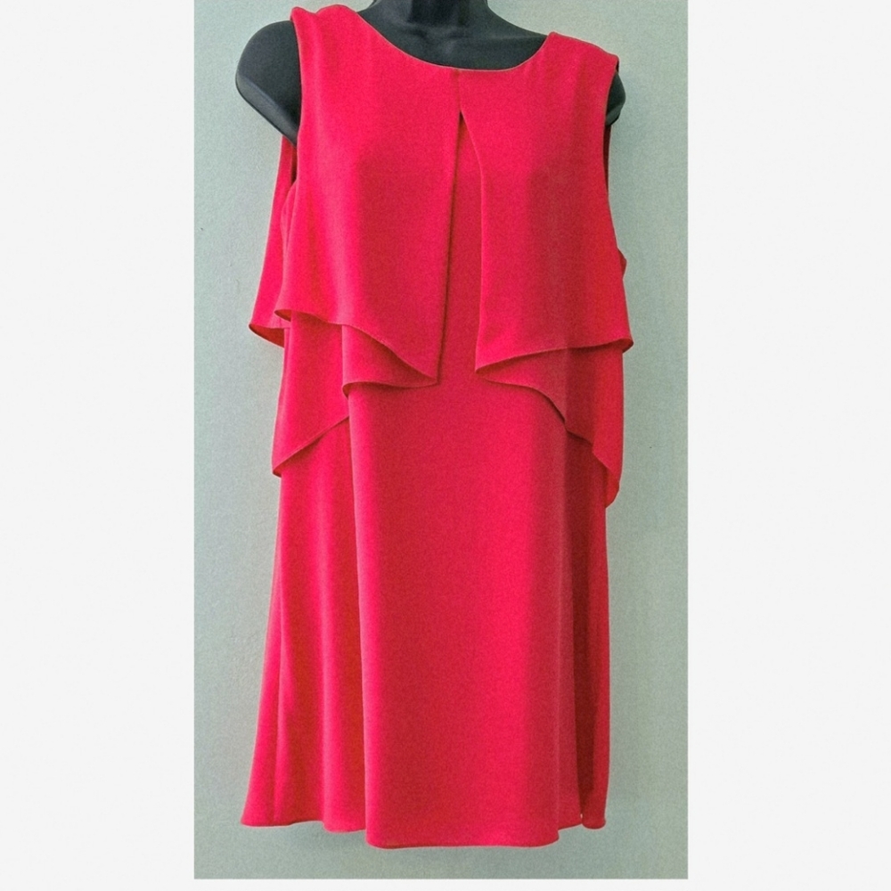 BCBGMaxAzria Poppy Red Sleeveless Mini Dress